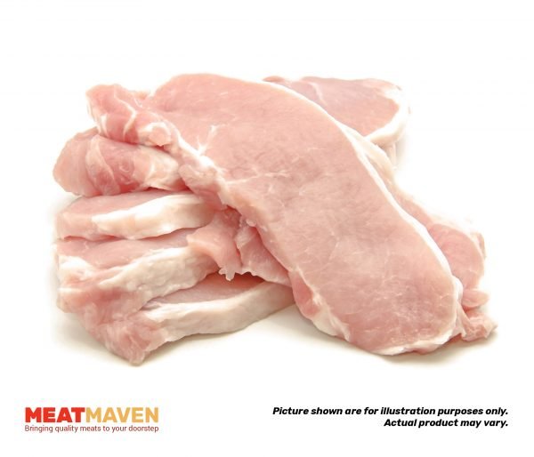 Pork Boneless Loin Thin Sliced - Raw sample